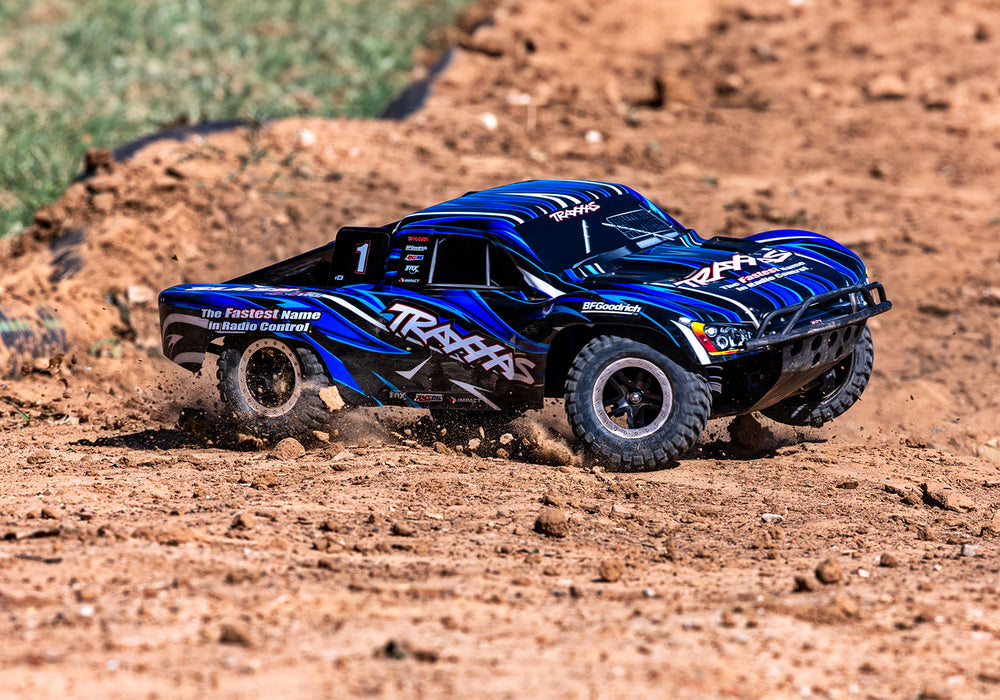 TRA68386-4BLUE Traxxas Slash 4X4 1/10 Scale VXL Extreme HD - Blue **SOLD SEPARATELY AND REQUIRED ORDER PART # TRA2970-3S**