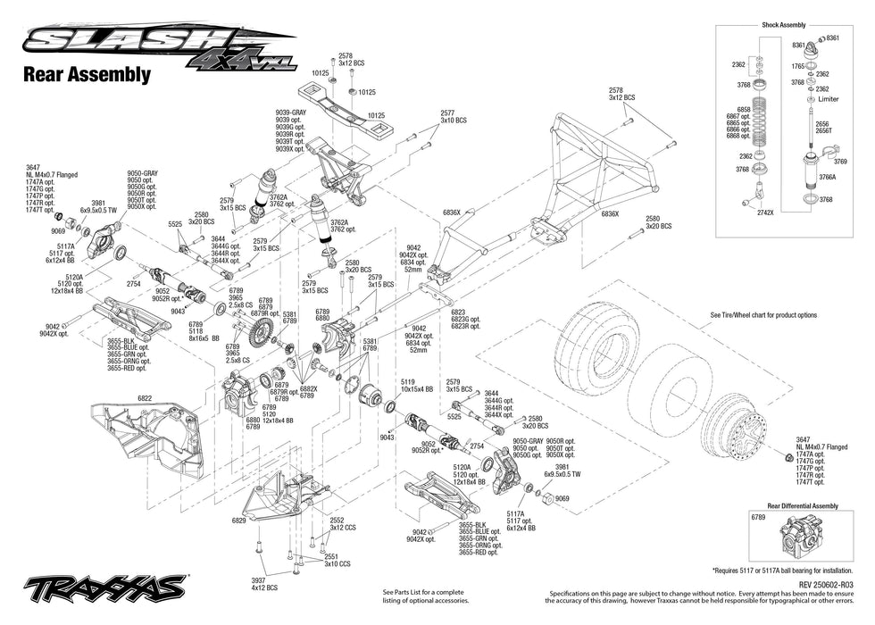 TRA68386-4BLUE Traxxas Slash 4X4 1/10 Scale VXL Extreme HD - Blue **SOLD SEPARATELY AND REQUIRED ORDER PART # TRA2970-3S**