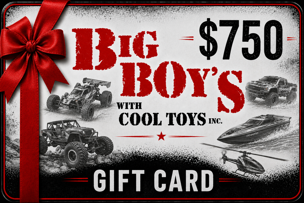 Big Boys With Cool Toys Gift Cards $25 - $1000