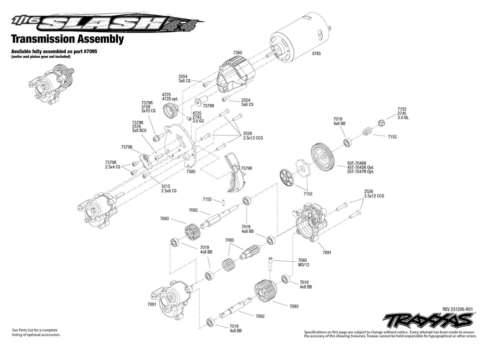 TRA70054-8BLACK Traxxas Slash 1/16 4X4 Short Course Racing Truck. RTR - Black ** For fast Charger # TRA2970 ** For extra battery # TRA2925X