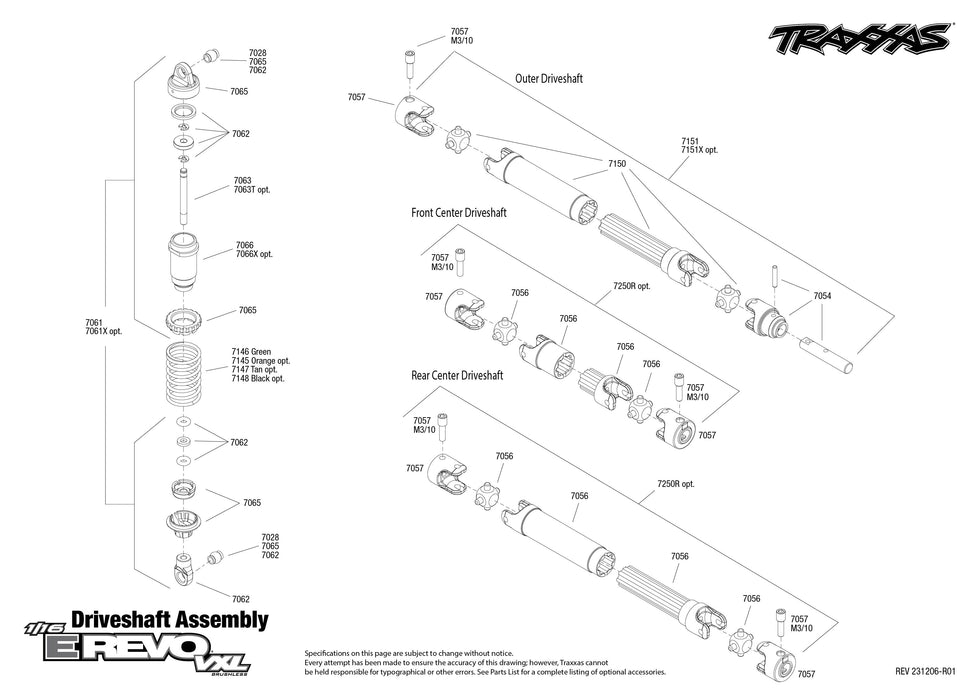 TRA71076-8PURPLE Traxxas 1/16 E-Revo VXL 4x4 RTR - Purple