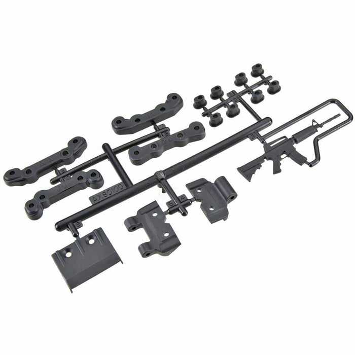 AX80100 Axial Front/Rear EXO Chassis Guard and Toe Block Insert Set