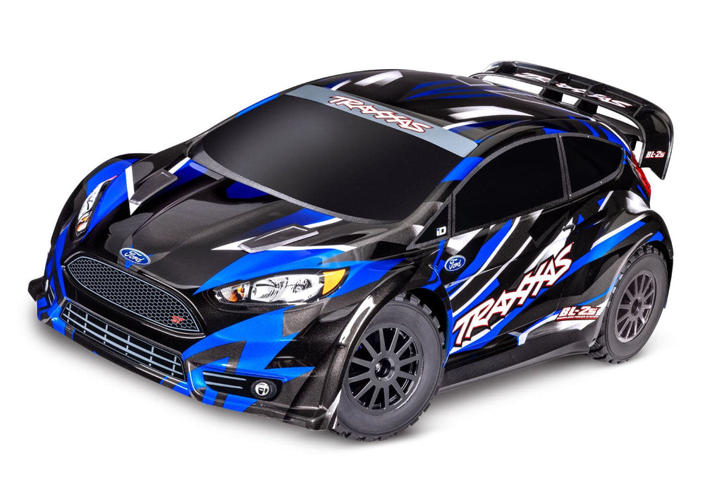 TRA74154-4BLUE Traxxas Fiesta ST Rally 1/10 Brushless AWD Rally Car RTR - BLUE **Free battery charger with the purchase of this truck. Please add TRA2827X and TRA2920 to your order  to get it free.** if you order from this promotion it is final sale