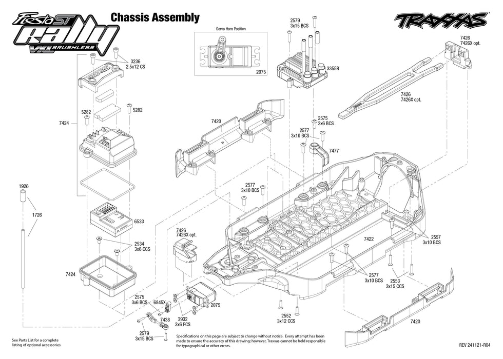 TRA74276-4ORANGE Traxxas Ford Fiesta Rally VXL 4X4 - Orange  Clipless Body **Sold Separately you will need TRA2970-3S to run this