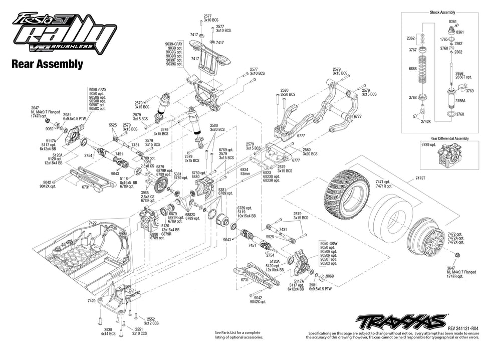 TRA74276-4ORANGE Traxxas Ford Fiesta Rally VXL 4X4 - Orange  Clipless Body **Sold Separately you will need TRA2970-3S to run this