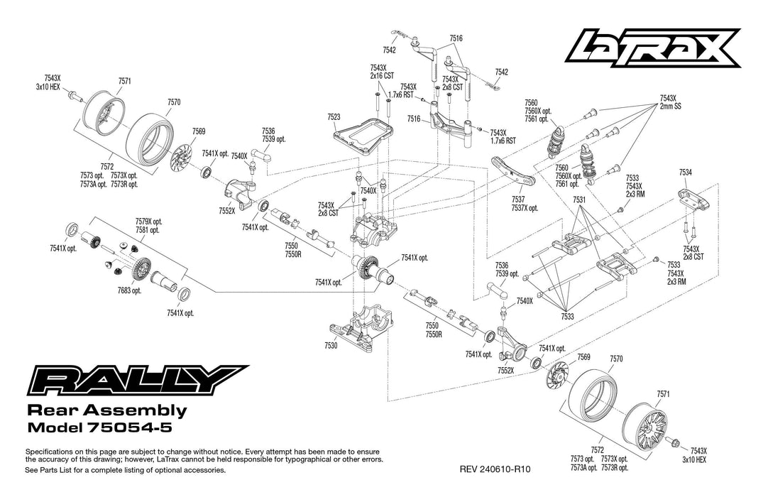 TRA75054-5BLACK Traxxas LaTrax Rally 1/18 4WD RTR Rally Racer Black** Sold Separately fast Charger # TRA2970  **And For extra battery # TRA2925X