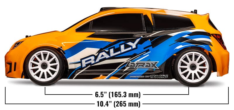 TRA75054-5BLACK Traxxas LaTrax Rally 1/18 4WD RTR Rally Racer Black** Sold Separately fast Charger # TRA2970  **And For extra battery # TRA2925X