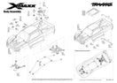 TRA77096-4RED Traxxas X-Maxx VXL-8s Brushless Monster Truck - Red NEW