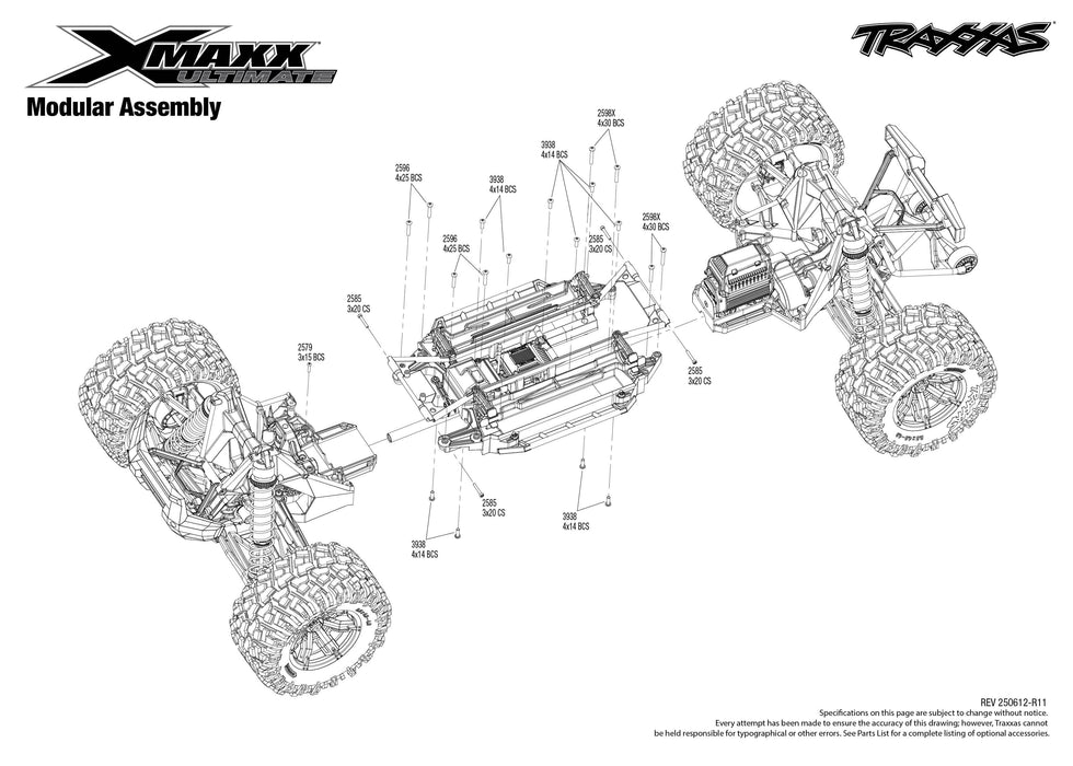 TRA77097-4BLUEX Traxxas X-Maxx Ultimate - Blue **Sold Separately YOU will need this part # TRA2997 to run this truck