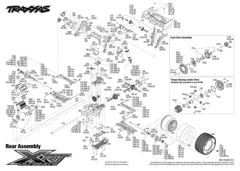TRA78097-4BLUEX Traxxas XRT Ultimate - Blue **Sold Separately YOU will need this part # TRA2997 to run this truck**