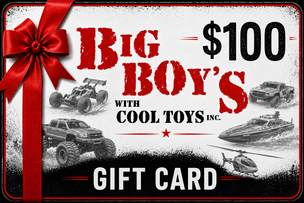 Big Boys With Cool Toys Gift Cards $25 - $1000