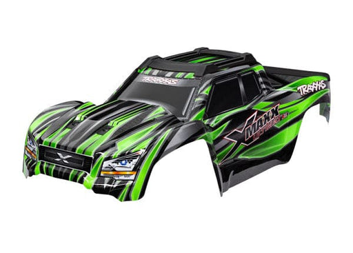 TRA7868-GRN Traxxas Body, X-Maxx Ultimate, green (painted, decals applied)