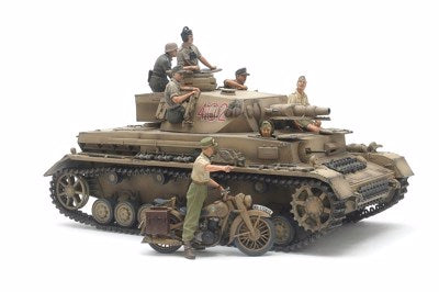 TAM25208 1/35 PANZER IV .F & MOTORCYCLE N.AFRICA