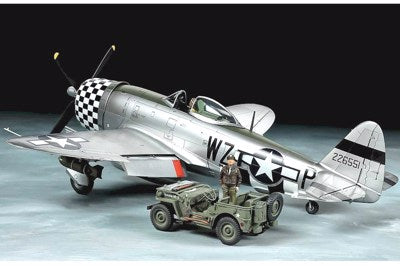 TAM25214 1/48 P-47D BUBBLETOP & 4X4 LV