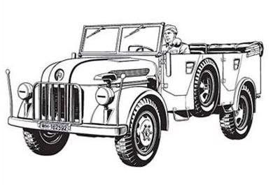 TAM32549 1/48 GERMAN STEYR TYPE 1500A/01