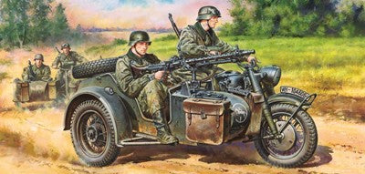 TAM32578 1/48 GERMAN BIKE & SIDECAR
