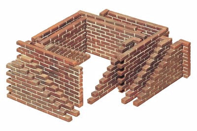 TAM35028 BRICK WALL SET