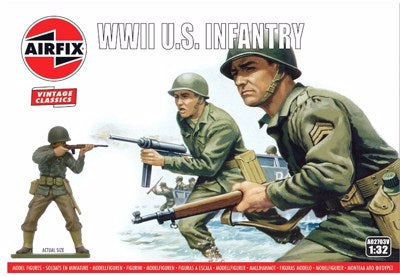 A02703V 1:32 WWII U.S. Infantry