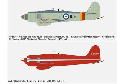 A06105A 1:48 Hawker Sea Fury FB.II