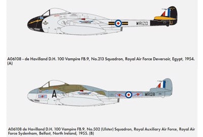A06108 1:48 de Havilland Vampire FB.5/FB.9