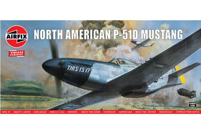 A14001V 1:24 North American P-51D Mustang