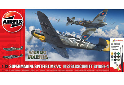A50194 1:72 Supermarine Spitfire Mk.Vc vs Bf109F-4 Dogfight Double