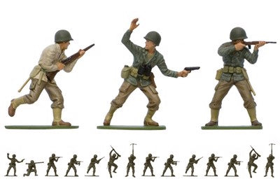 A02703V 1:32 WWII U.S. Infantry