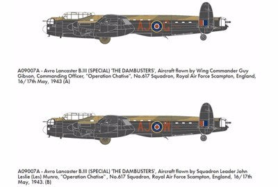A09007A 1:72 Avro Lancaster B.III The Dambusters