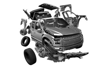 J6053 Ford F-150 Raptor - Grey
