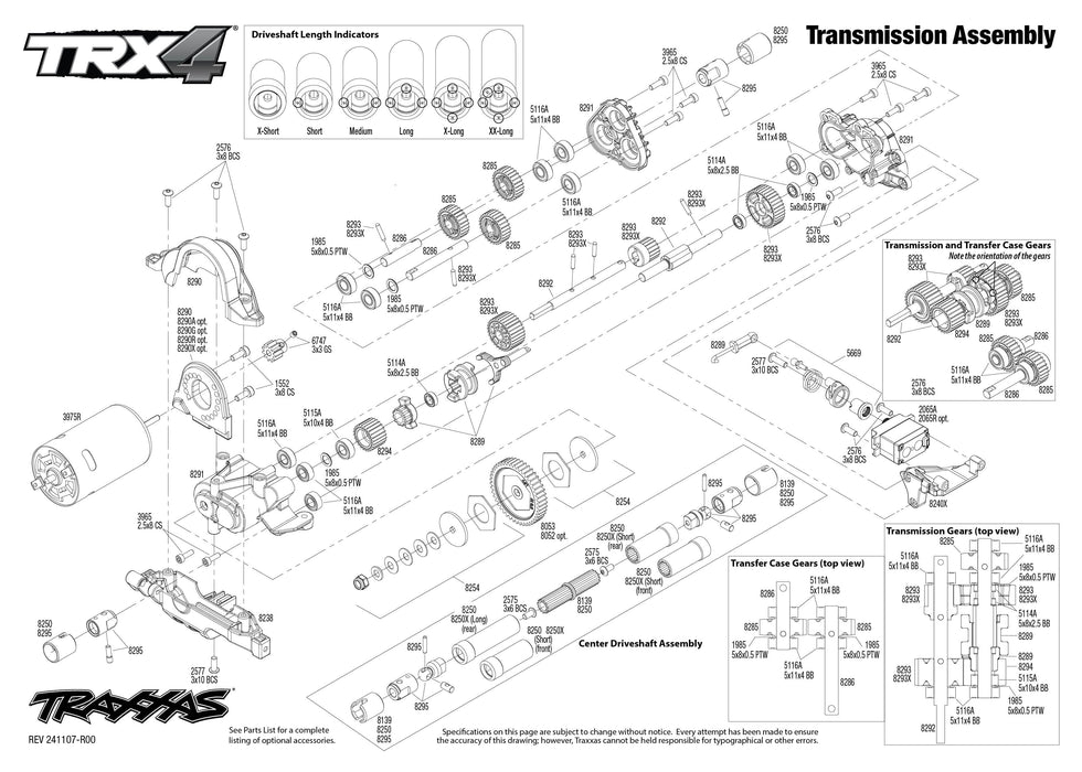TRA82216-4-R6 Traxxas 1/10 TRX-4 Unassembled 4wd Kit, Clipless Mounting FOR LONG RUN TIME & QUICK CHARGER ORDER TRA2992