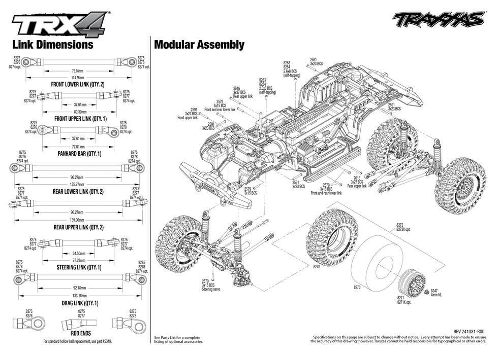 TRA82256-4RED Traxxas 1/10 TRX-4 Defender 4WD RTR, Clipless Mounting - Red (YOU will need this part # TRA2992 to run this truck)