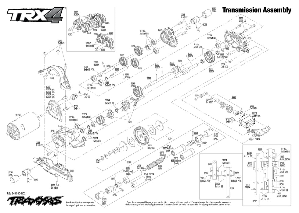 TRA82276-4BLACK Traxxas TRX-4 1979 Chevrolet Blazer Clipless Body - Black **YOU will need this part # TRA2992 to run this truck