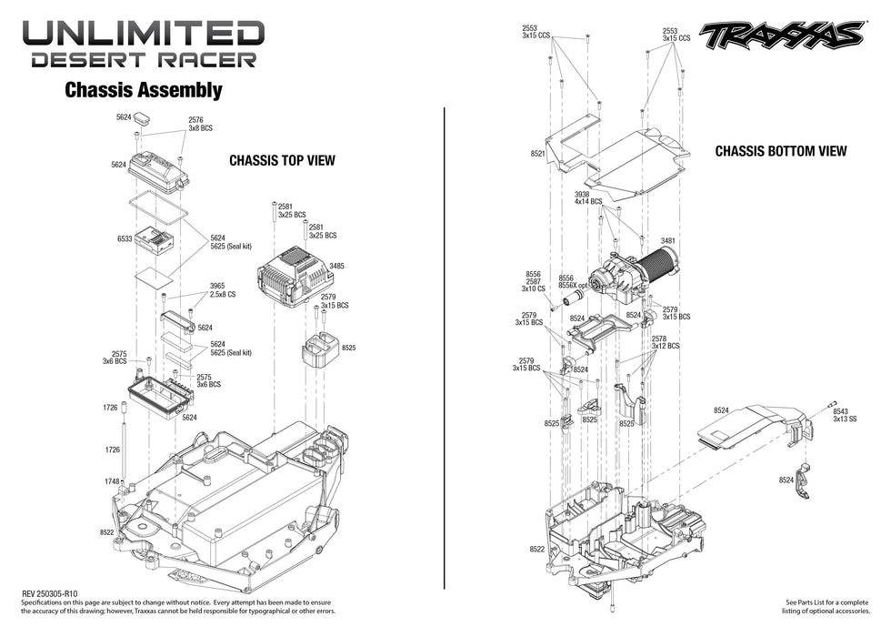 TRA85086-4FOX1 Traxxas Pro-Scale UDR 4x4 RTR - Fox Racing Edition YOU will need this part #TRA2990 to run this truck