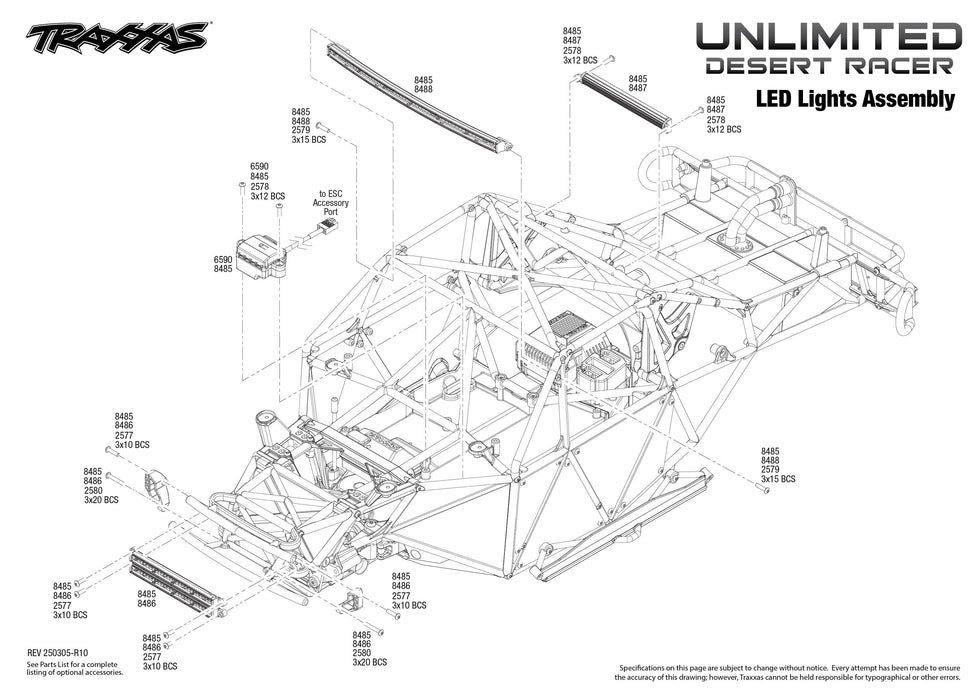 TRA85086-4FOX1 Traxxas Pro-Scale UDR 4x4 RTR - Fox Racing Edition YOU will need this part #TRA2990 to run this truck