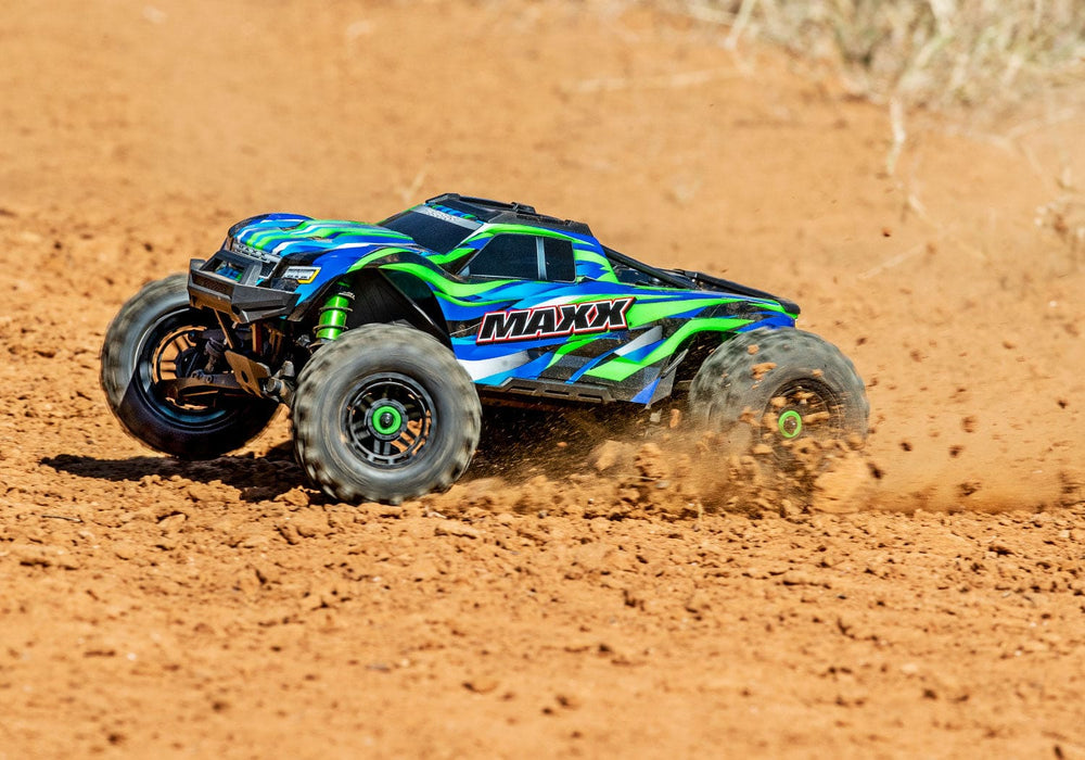 TRA89086-4 Traxxas Maxx 4S V2 Brushless Monster Truck w/ WideMaxx - Green YOU will need this part # TRA2998 to run this truck