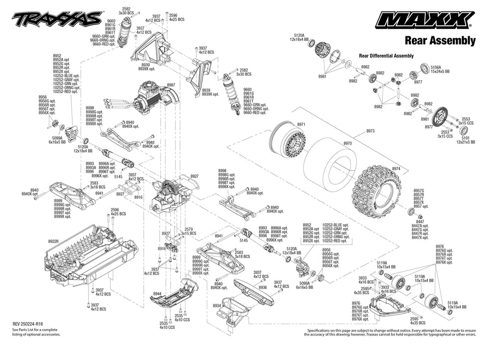 TRA89086-4 Traxxas Maxx 4S V2 Brushless Monster Truck w/ WideMaxx - RNR YOU will need this part # TRA2998 to run this truck