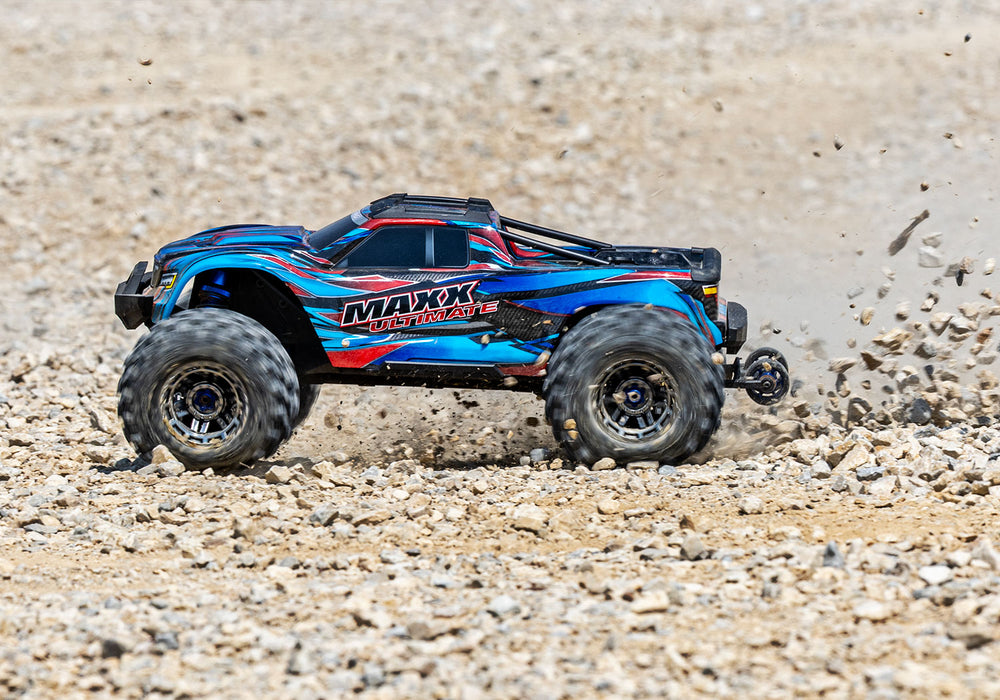 TRA89087-4BLUE Traxxas Maxx Ultimate VXL-4S 4x4 RTR - Blue *** YOU will need this part # TRA2998 to run this truck