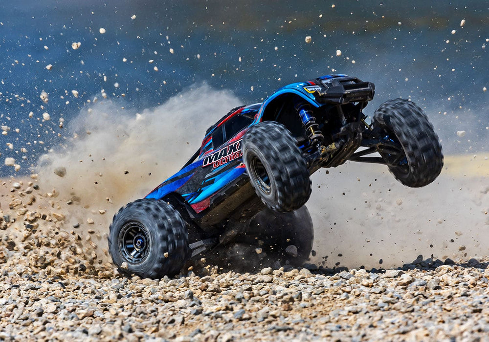 TRA89087-4BLUE Traxxas Maxx Ultimate VXL-4S 4x4 RTR - Blue *** YOU will need this part # TRA2998 to run this truck