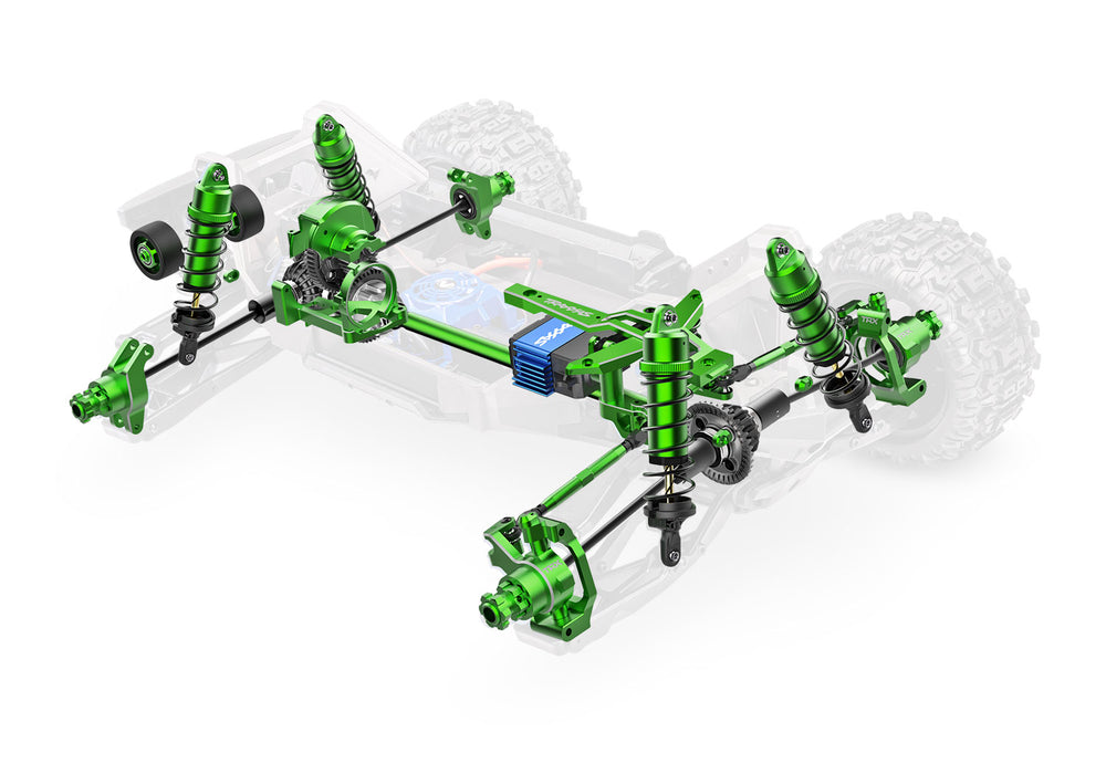 TRA89087-4GREEN Traxxas Maxx Ultimate VXL-4S 4x4 RTR - Green  ****  YOU will need this part # TRA2998 to run this truck