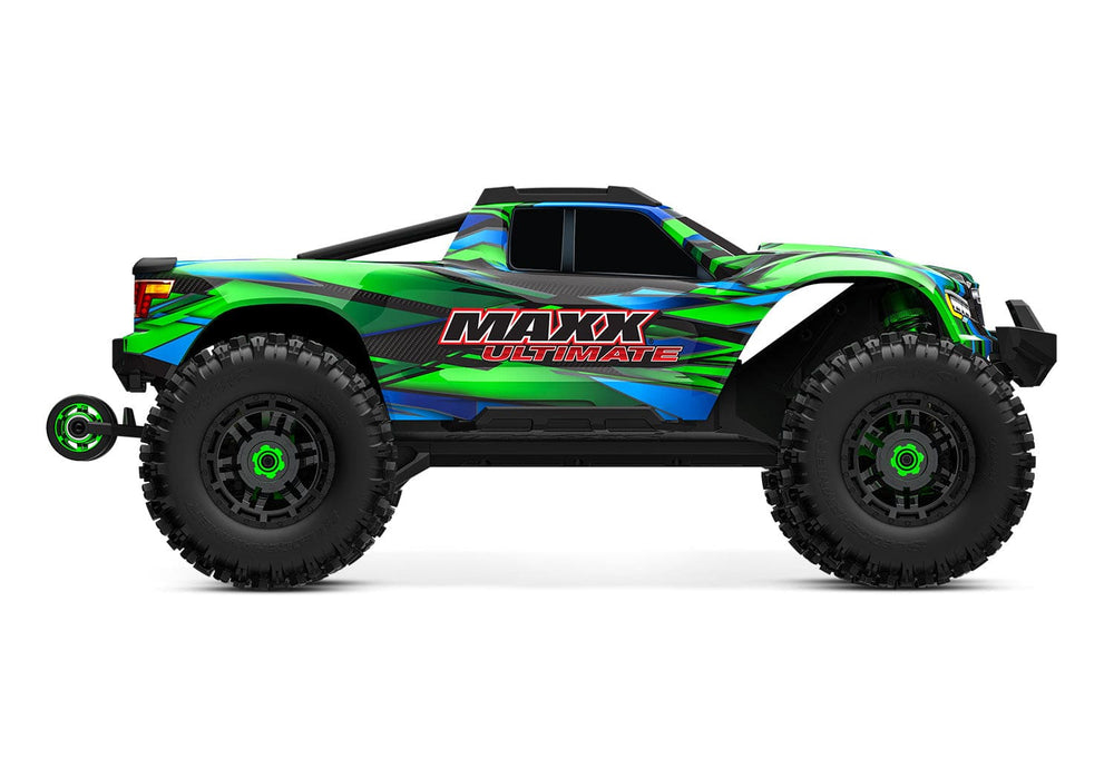 TRA89087-4GREEN Traxxas Maxx Ultimate VXL-4S 4x4 RTR - Green  ****  YOU will need this part # TRA2998 to run this truck