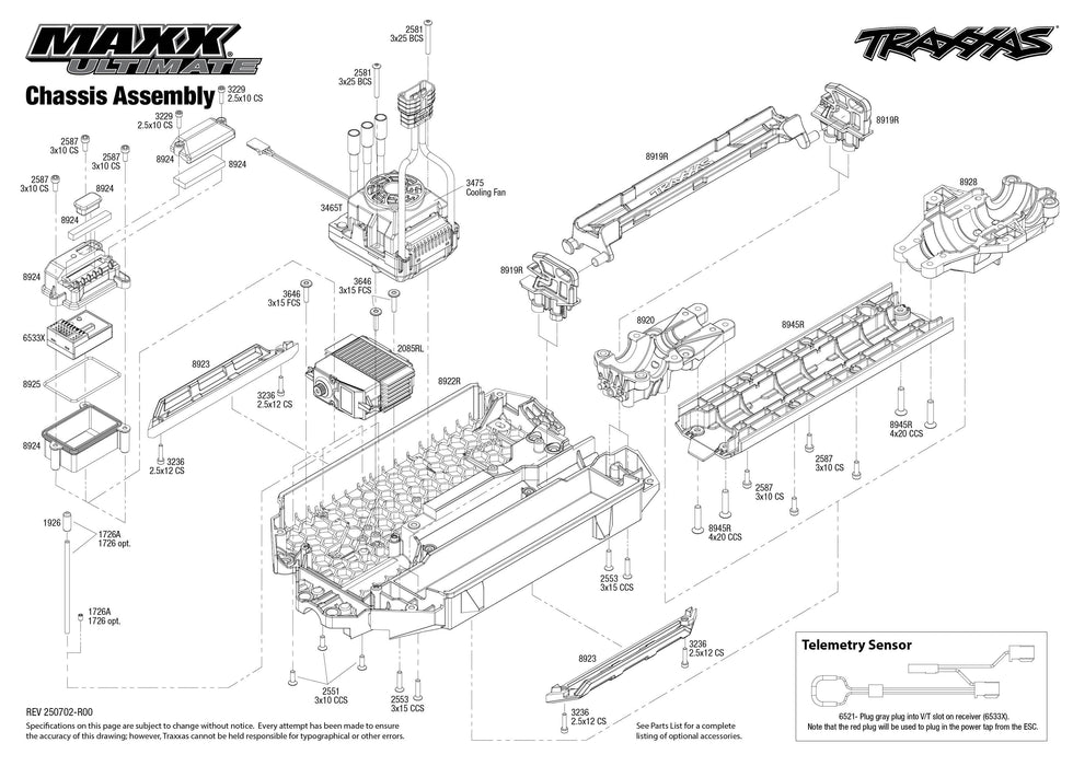 TRA89087-4GREEN Traxxas Maxx Ultimate VXL-4S 4x4 RTR - Green  ****  YOU will need this part # TRA2998 to run this truck