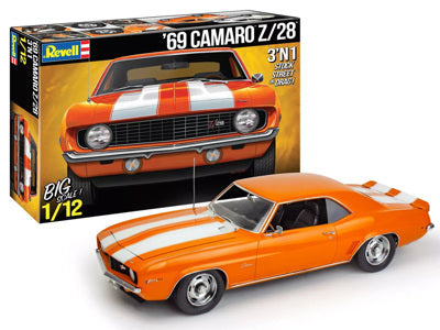RMX852812 1:12 1969 CHEVY CAMARO 3N1 (3/ctn)