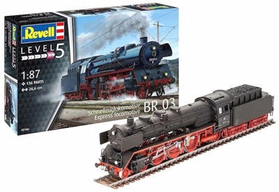 RVG02166 1:87 Standard express locomotive 03 class w tender (6/ctn)