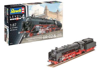 RVG02171 1:87 Express locomotive BR 02 & Tender 2'2'T30 (6/ctn)