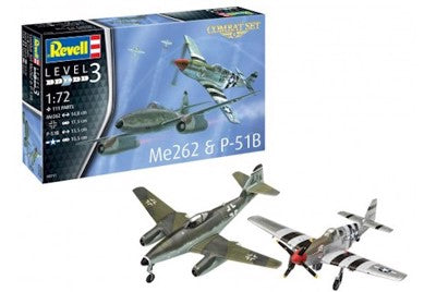 RVG03711 1:72 Set Me262 & P-51B (12/ctn)