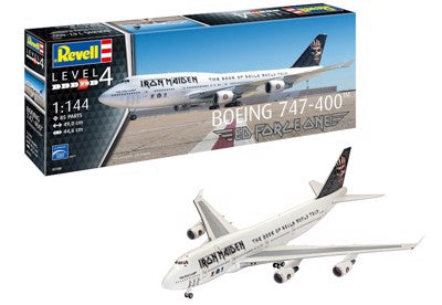 RVG03780 1:144 Boeing 747-400 Iron Maiden "Ed Force One" (6/ctn)