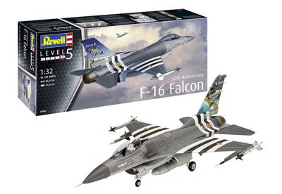 RVG03802 1:32 F-16 Falcon 50th Anniversary (3/ctn)