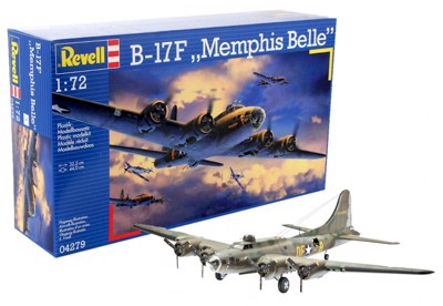 RVG04279 1:72 B-17F Memphis Belle (3/ctn)