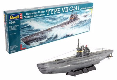 RVG05100 1:144 Submarine Type VII C/41 (6/ct