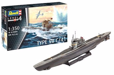 RVG05154 1:350 Gmn Submarine Type VII (24/ct